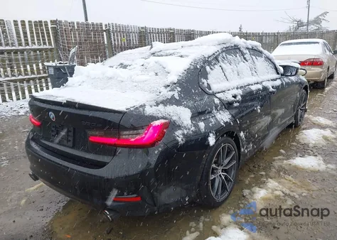 2021 BMW 330E из США, поврежденный, VIN WBA5P7C08MFL18700